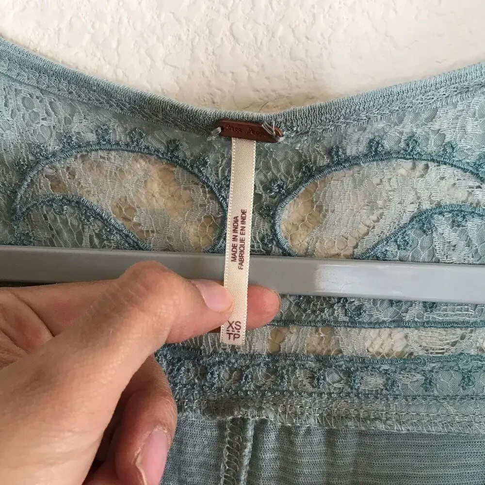 Free People teal blue